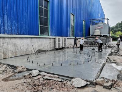 室外料倉(cāng)地基施工